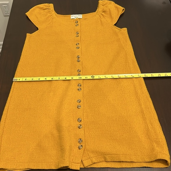 Madewell Texture & Thread Cotton Cap-Sleeve DressTungsten Glow Size S - Picture 5 of 12